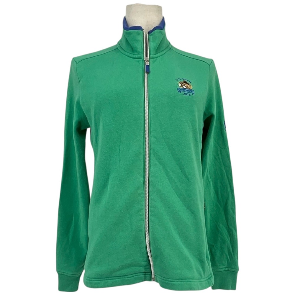 Ralph Lauren Polo Golf Womens Green U S Open Oakmont 2016 Full Zip Jacket M